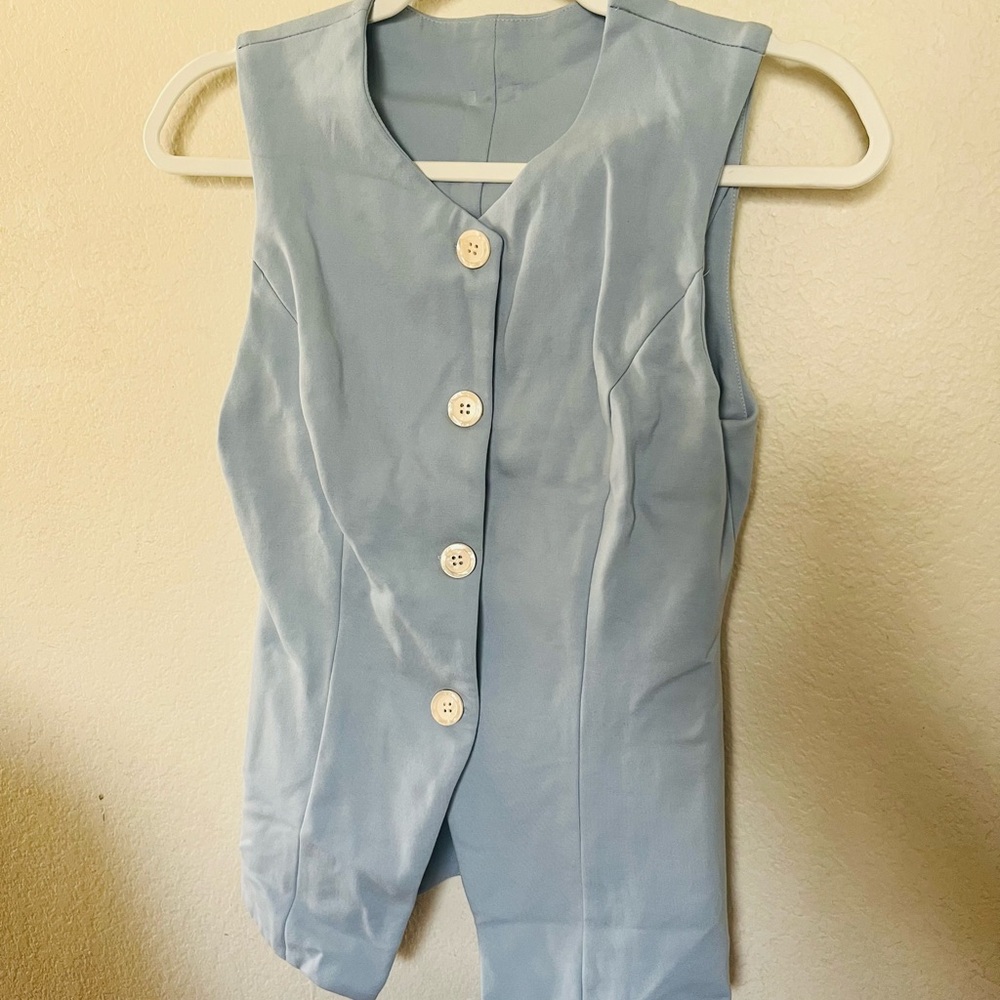 OGL Soft Powder Blue Top